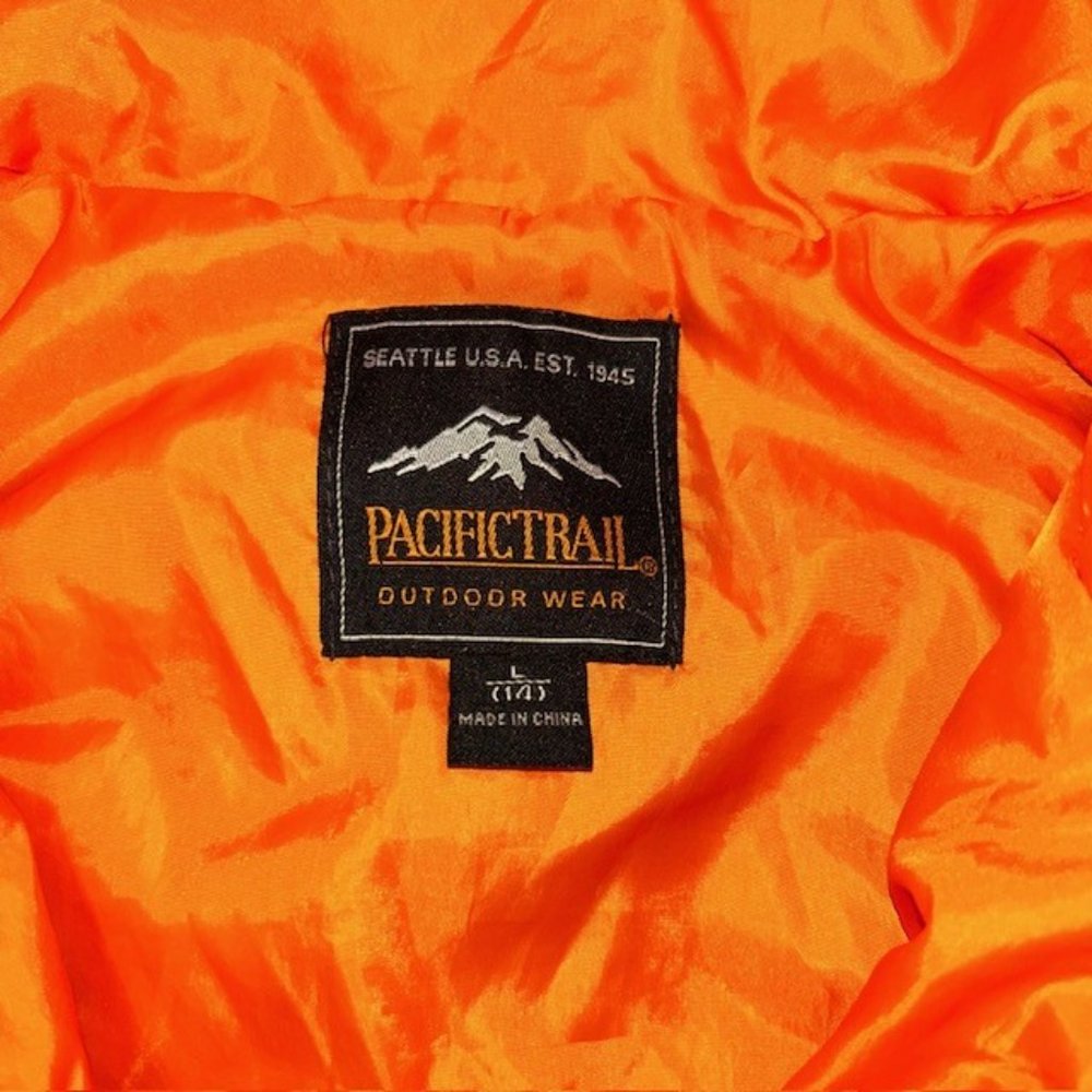 Pacific Trail Winter Jacket Girl Youth Size 14 Large Junior Hot Pink Orange EUC - Picture 4 of 5